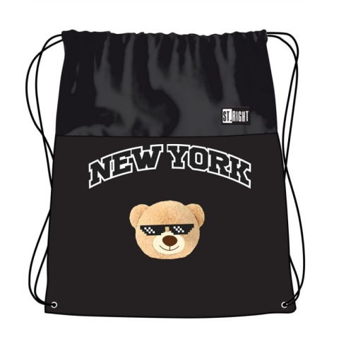 Rechizite Școlare - Rucsac cu snur pentru copii St.Majewski St. Right NYC Mood, 697401