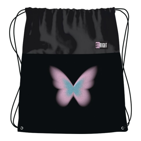 Rechizite Școlare - Rucsac cu snur pentru copii St.Majewski St. Right Pastel Butterfly, 697012