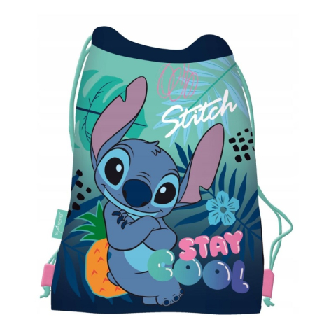 Rechizite Școlare - Rucsac cu snur pentru copii St.Majewski Stitch, 686276