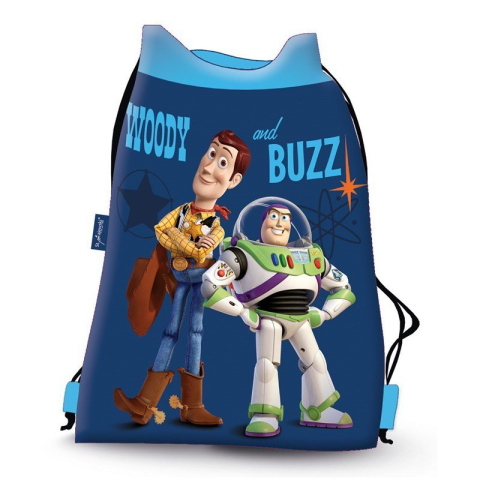 Rechizite Școlare - Rucsac cu snur pentru copii St.Majewski Toy Story 4 207211, bleumarin cu albastru