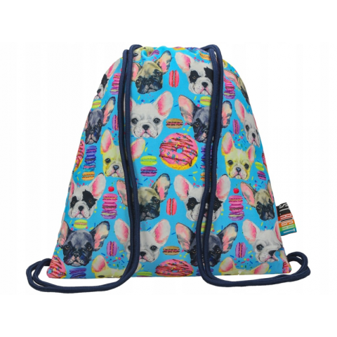 Rucsac cu snur pentru copii St.Right Dogs 623172, bleu, 45x35cm [1]