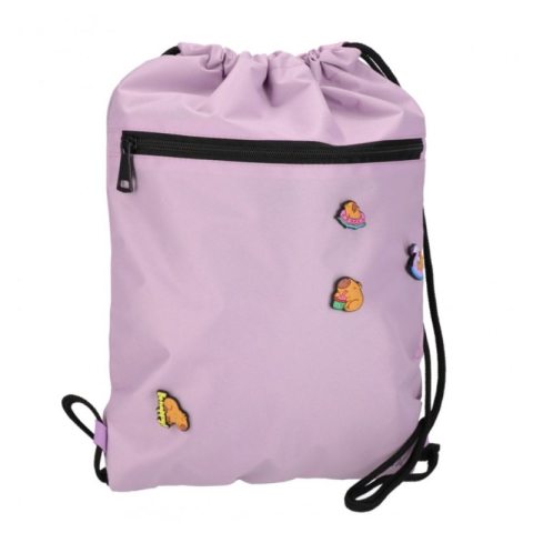 Rechizite Școlare - Rucsac cu snur pentru copii Starpak Capybara Pins, 582753