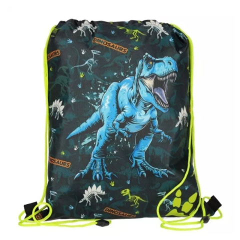 Rechizite Școlare - Rucsac cu snur pentru copii Starpak Dino Glow, 550836