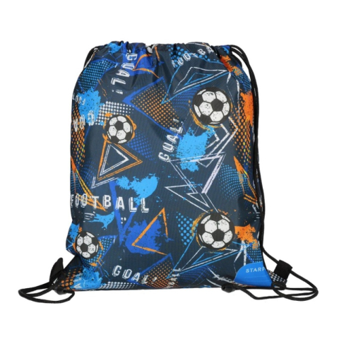 Rechizite Școlare - Rucsac cu snur pentru copii Starpak Football, 38.5x33cm, 550830
