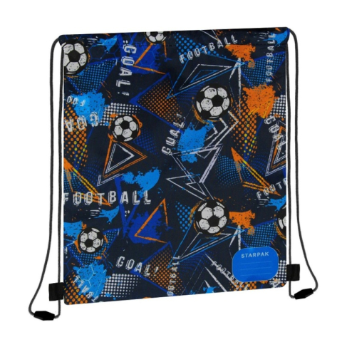 Rucsac cu snur pentru copii Starpak Football, 38.5x33cm, 550830 [1]