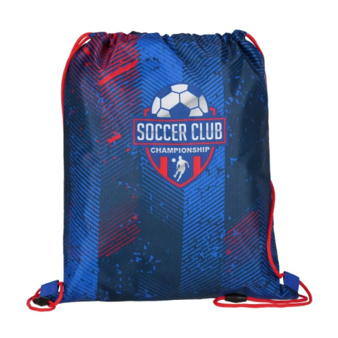 Rechizite Școlare - Rucsac cu snur pentru copii Starpak Football, 38.5x33cm, 550832