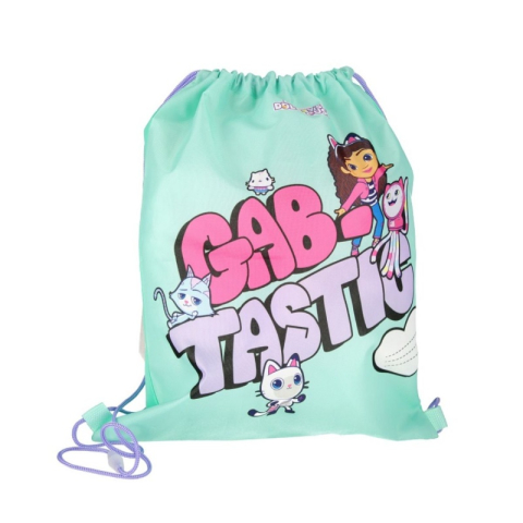 Rechizite Școlare - Rucsac cu snur pentru copii Starpak Gabbys Dollhouse, 38.5x33cm, 550810
