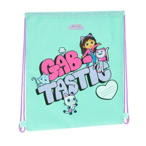 Rucsac cu snur pentru copii Starpak Gabbys Dollhouse, 38.5x33cm, 550810 [2]