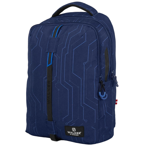 Rechizite Școlare - Rucsac elite wizzard albastru cyber walker