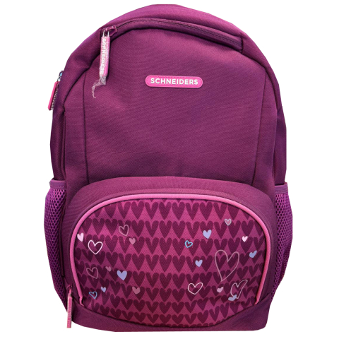 Rechizite Școlare - Rucsac ergobase purple hearts roz schneiders