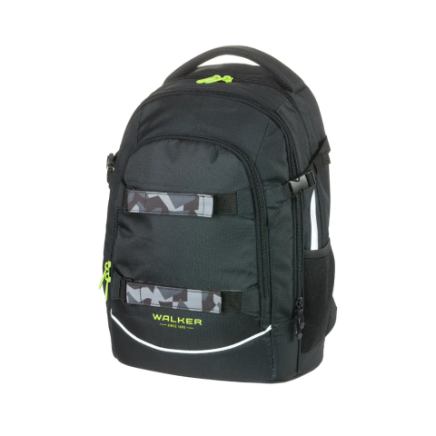 Rechizite Școlare - Rucsac fame uni gri inchis-negru walker
