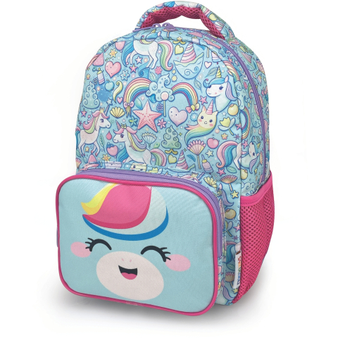 Rucsac Fantasy, cu 2 compartimente cu fermoar din poliester foarte rezistent, 29 x 22 x 10 cm (4 modele), copii varsta 3 ani+,6 ani+,8 ani+ [4]