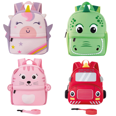 Rechizite Școlare - Rucsac gradinta Baby Bag cu animalute, din neopren 32 x 21 x 8 cm (4 modele), copii varsta 2 ani+,4 ani+