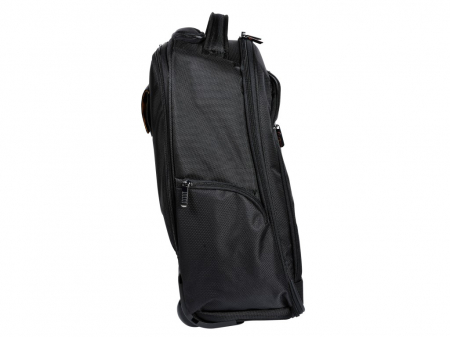 Rucsac laptop 15,6" cu roti si maner telescopic, ideal ca bagaj de mana in avion, culoare negru [4]