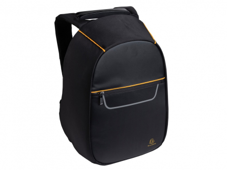 Rucsac laptop 15,6" usor, cu buzunarele suplimentare cu fermoar din fata si pe fiecare parte, culoare negru [1]
