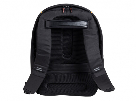 Rucsac laptop 15,6" usor, cu buzunarele suplimentare cu fermoar din fata si pe fiecare parte, culoare negru [2]