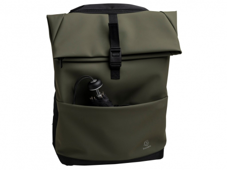 Rucsac laptop 15,6", design modern, cu 2 buzunare mari, culoare kaki [3]