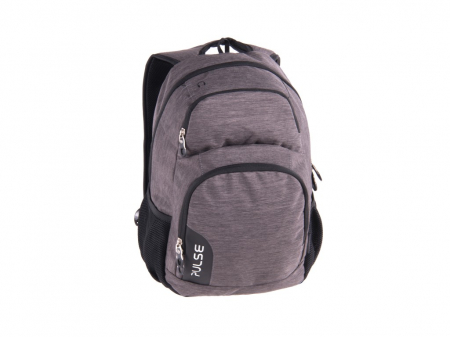 Ghiozdane Scoala, Rucsacuri si Genti - Ghiozdan rezistent pentru gimnaziu, clasele 5 - 8, greutate 0.71 kg, Rucsac Pulse Element Gray Cationic