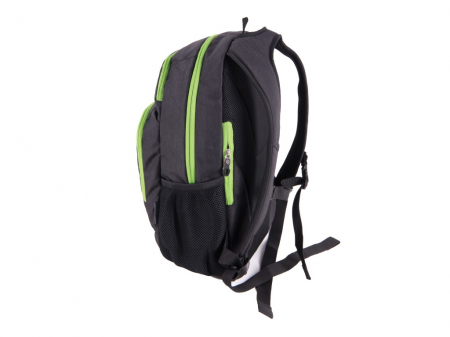 Ghiozdan rezistent pentru gimnaziu, clasele 5 - 8, greutate 0.71 kg, Rucsac Pulse Element Green Dark Gray [1]