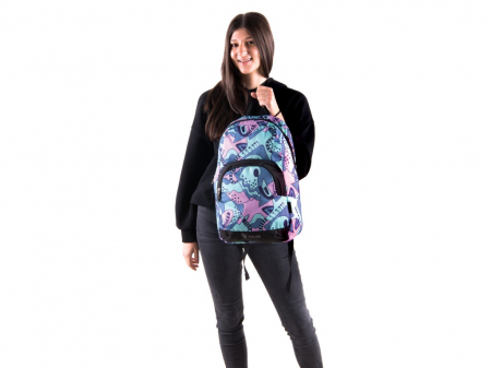 Rucsac usor pentru liceu sau excursii, Pulse Solo Violet Dream [4]