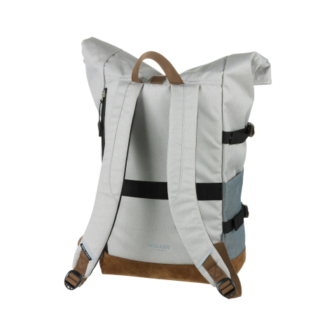 Rucsac rollup bicolor gri deschis-gri walker [1]