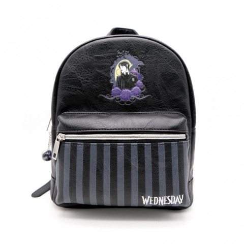 Rechizite Școlare - Rucsac St.Majewski Wednesday, 28cm, 1 compartiment, piele sintetica, negru, 690976