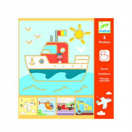 Art & Craft si Artizanat - Sabloane desen mijloace de transport