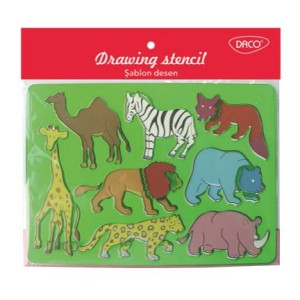 Art & Craft si Artizanat - Sablon desen jungla daco sb002j