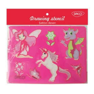 Art & Craft si Artizanat - Sablon desen unicorni daco sb002u