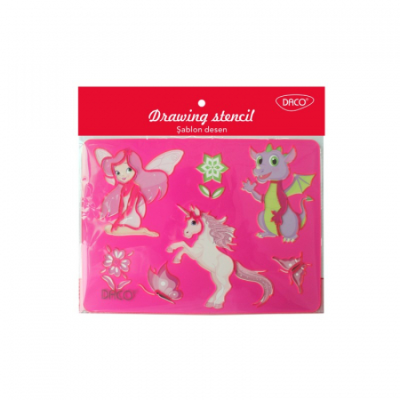 Art & Craft si Artizanat - Sablon desen unicorni