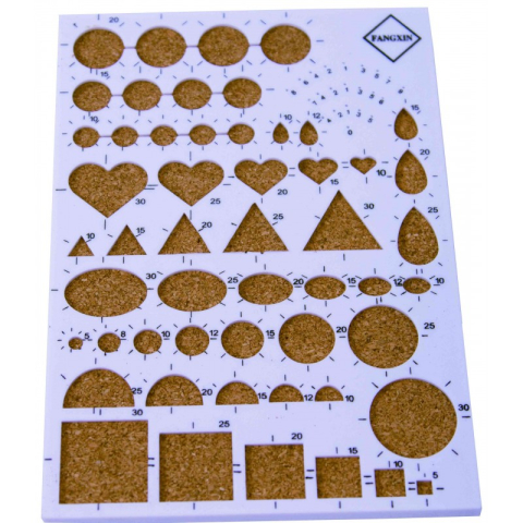 Art & Craft si Artizanat - Sablon plastic pentru hartie quilling, Colorarte, YZ0020