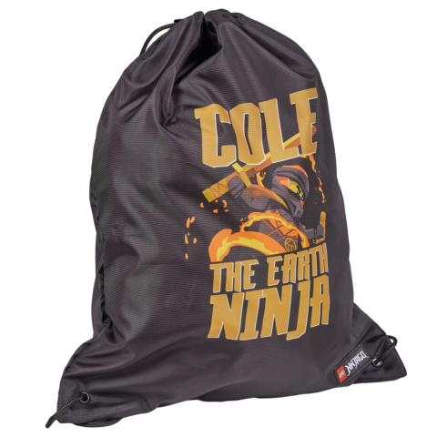 Rechizite Școlare -  Sac sport LEGO Ninjago - Cole, copii  6 + ani