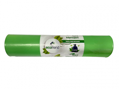Curatenie, intretinere casa - Saci menaj 240 l (115 x 130) 30 microni 10 buc/rolă LDPE