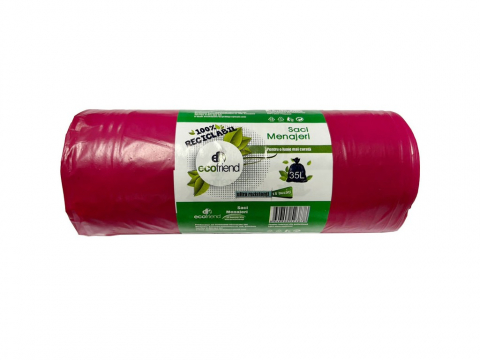 Lichidare stoc - Totul la 9.90 Lei - Saci menaj 35 L (50 x 70) 22 microni 15 buc/rolă LDPE