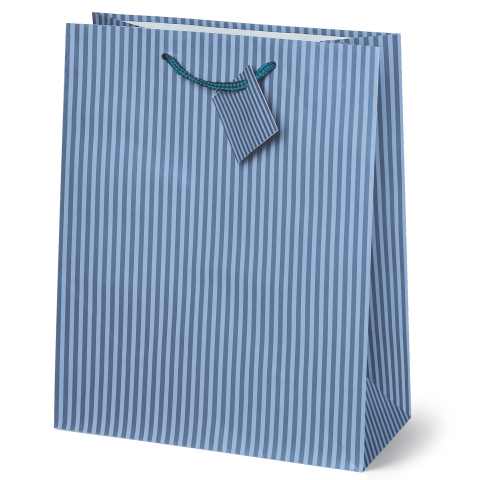 Sacosa cu dungi, din hartie cu maner din snur, 33 x 45.7 x 10.2 cm  varsta 3 ani+,6 ani+,8 ani+ [3]