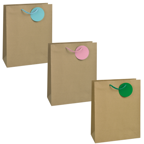 Sacosa Kraft, din hartie cu maner din snur, 17.8 x 23 x 9.8 cm  varsta 6 ani+,8 ani+ [4]
