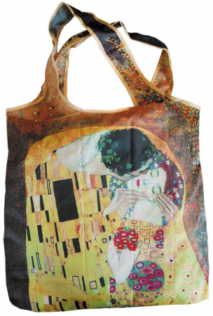 Art & Craft si Artizanat - Sacosa textil Klimt The kiss