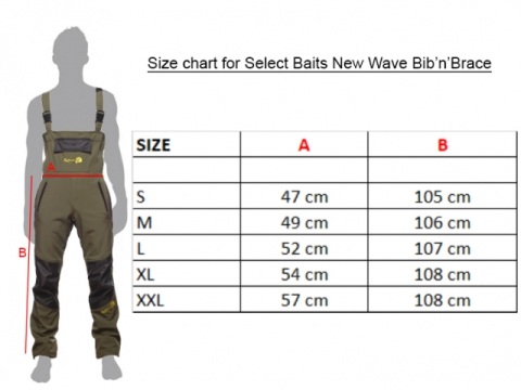 Salopeta Select Baits New Wave Softshell Fleece Insulated Green/Black Bib'n'Brace XL [1]