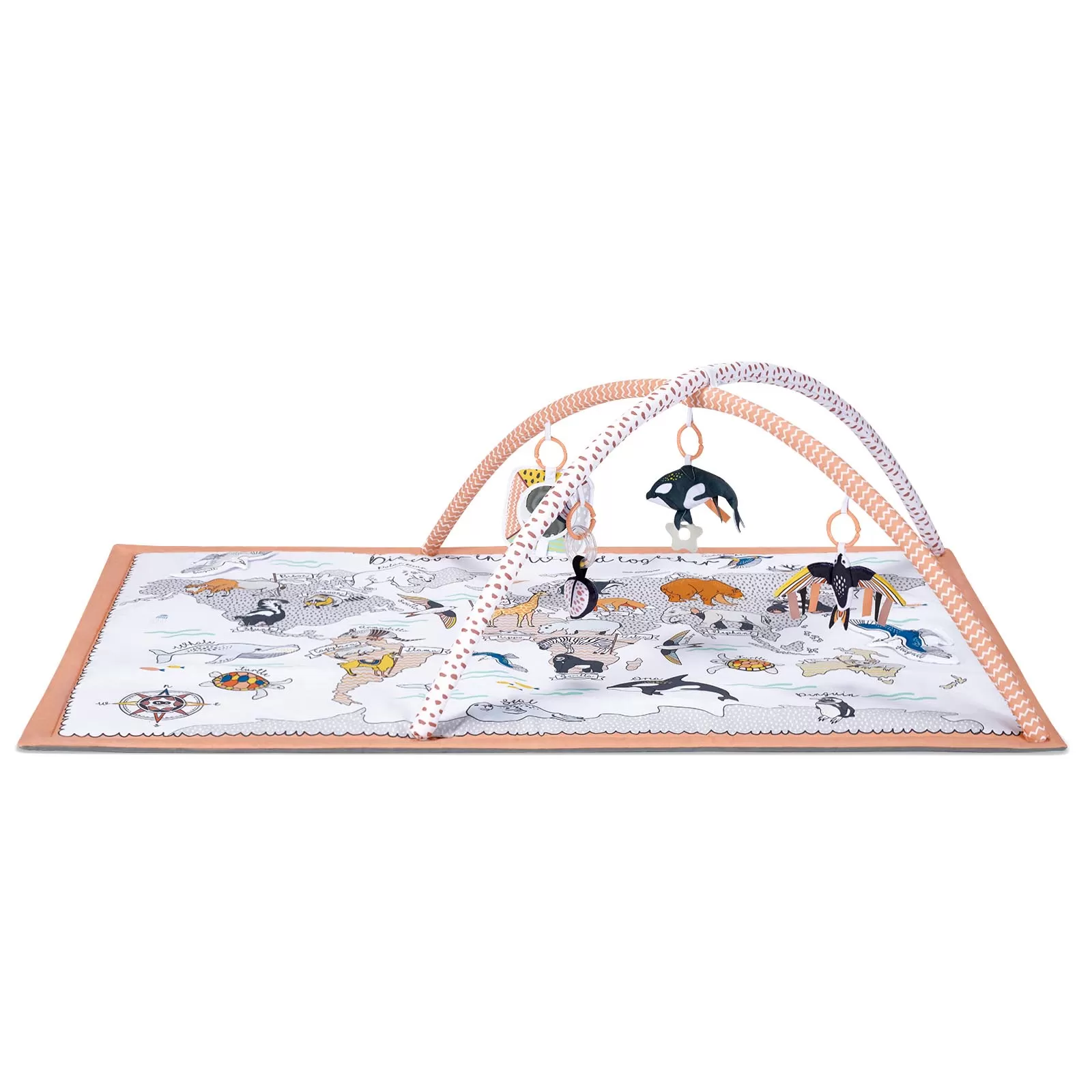 Saltea educativa kinderkraft tippy, 3 in 1, varsta de la 0 luni la 6 ani [1]