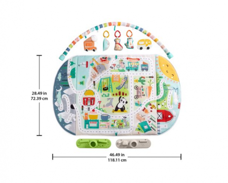 Saltea si centru de activitati, Orasul animalelor, Fisher Price [5]