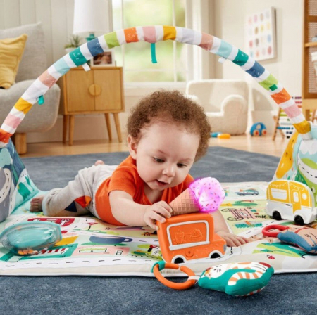 Saltea si centru de activitati, Orasul animalelor, Fisher Price [2]