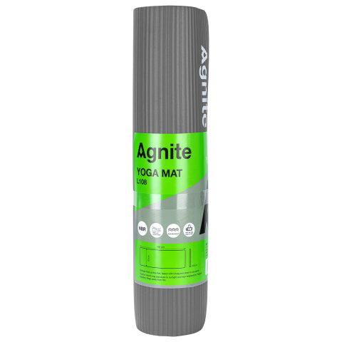 Saltea yoga 183*61*0.8 cm + husa transport agnite gri deli [1]