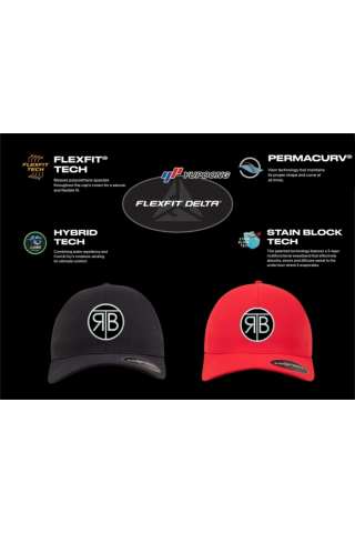 Sapca RTB Flexfit Delta 180 Cap Black S-M [1]