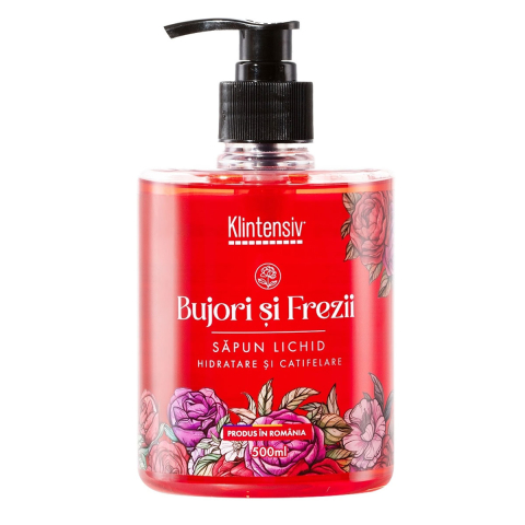 Detergenti si Curatenie - Sapun lichid 500ml bujori si frezii klintensiv