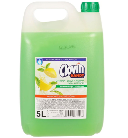 Detergenti si Curatenie - Sapun lichid 5l ceai verde si lamaie clovin