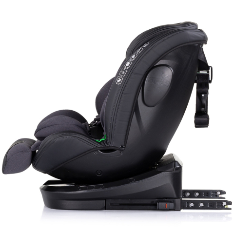 Scaun auto Chipolino Hypnotic I-Size 40-150 cm cu sistem Isofix si sezut rotativ anthracite [3]
