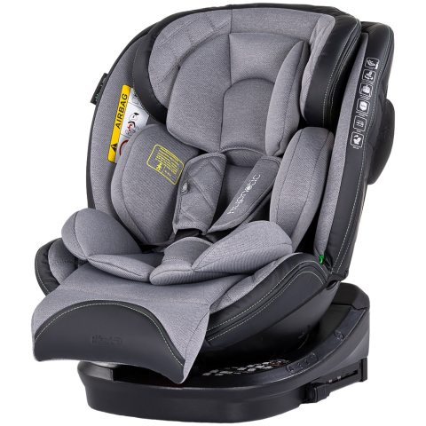Carucioare, articole transport - Scaun auto Chipolino Hypnotic I-Size 40-150 cm cu sistem Isofix si sezut rotativ cloud