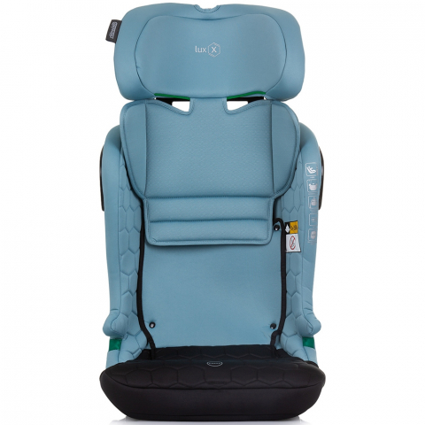Scaun auto Chipolino Lux X I-Size 76-150 cm cu sistem Isofix pastel blue green [2]