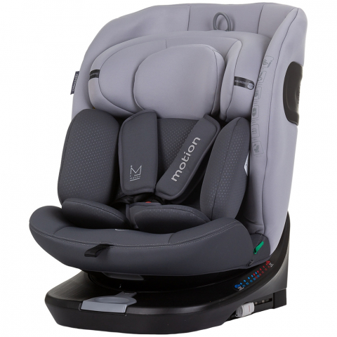 Carucioare, articole transport - Scaun auto Chipolino Motion I-Size 40-150 cm granite cu sistem Isofix