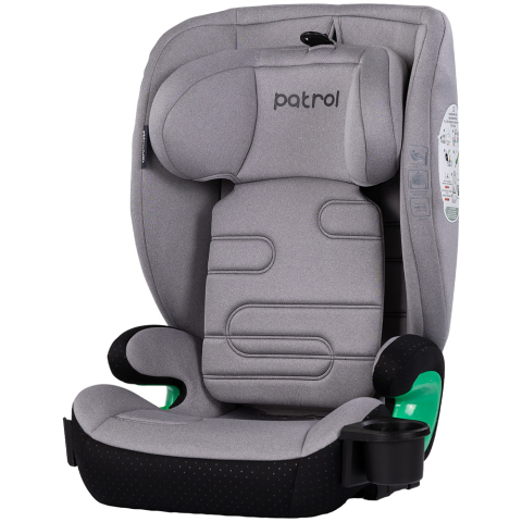 Scaune auto copii - Scaun auto Chipolino Patrol I-Size 100-150 cm cu sistem Isofix platinum